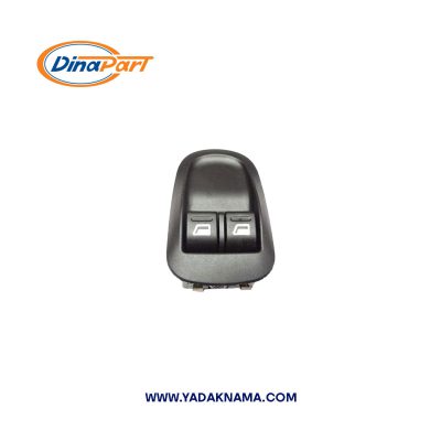 کلید شیشه بالابر تیپ 2 پژو 206 برند دیناپارت