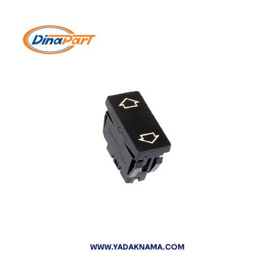 کلید شیشه بالابر سمت راست پژو 405 برند دیناپارت