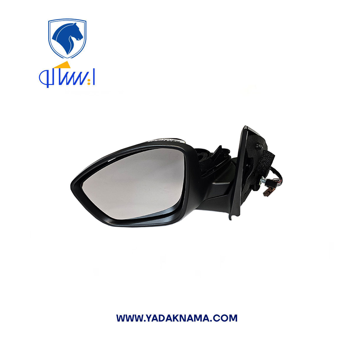aine.tara.chap.1 آینه راهنمادار تاشو برقی چپ تارا اتوماتیک برند ایساکو